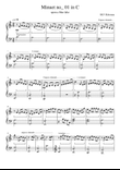 Minuet no- 1 in C major