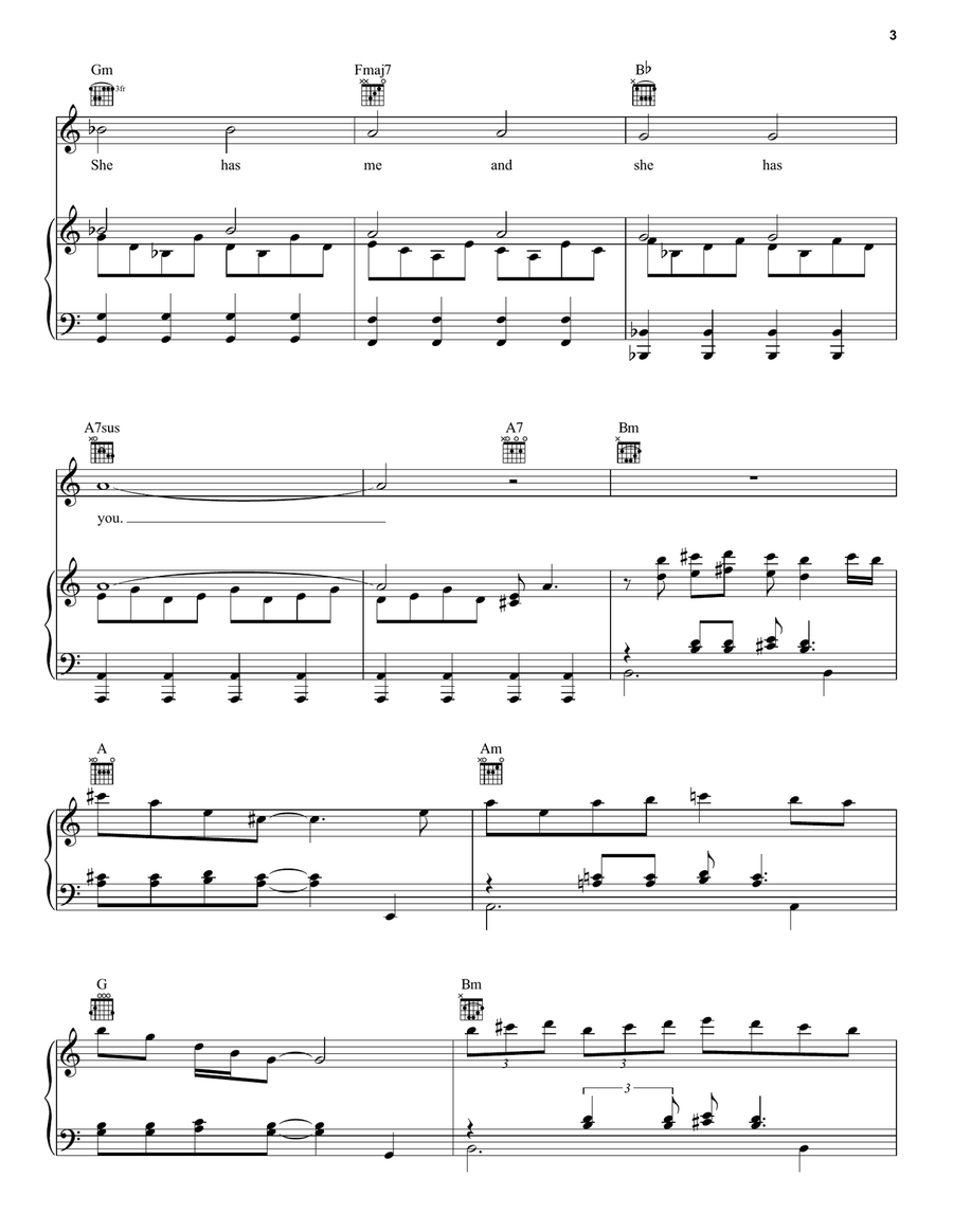 Love Street Love Street Piano, Vocal, Guitar scores gallery preview page 3