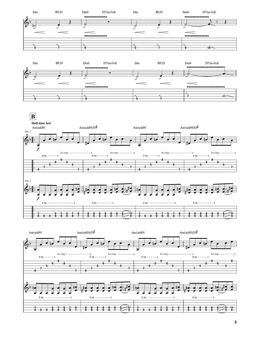 The Call Of Ktulu The Call Of Ktulu Electric Guitar scores gallery preview page 3
