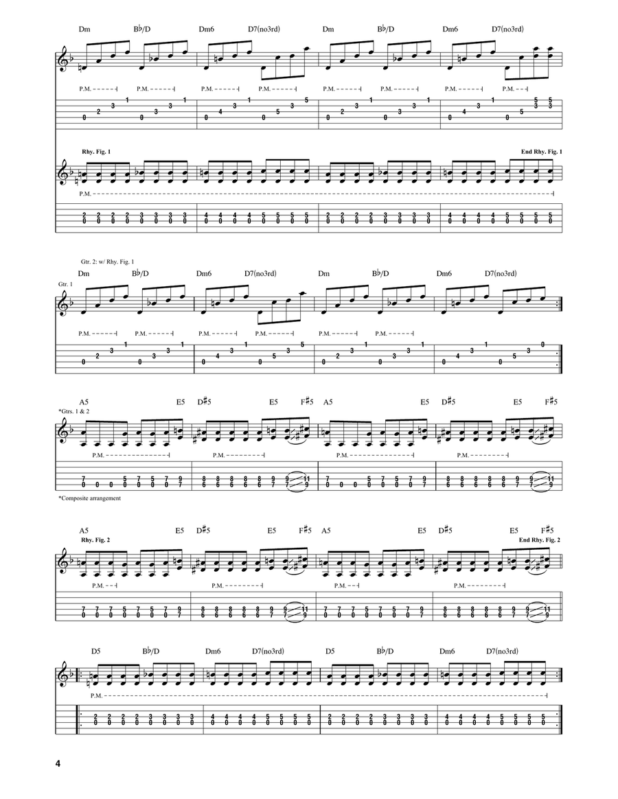 The Call Of Ktulu The Call Of Ktulu Electric Guitar scores gallery preview page 4