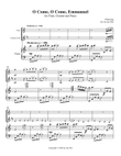 O Come, O Come, Emmanuel for Flute, Clarinet and Piano