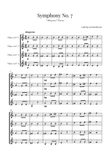 Beethoven - Allegretto (from Symphony No. 7) - for French Horn quartet