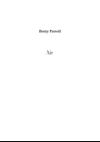 Air - Henry Purcell