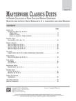 Masterwork Classics Duets, Level 7: A Graded Collection of Piano Duets by Master Composers