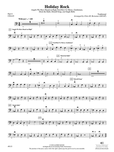 Holiday Rock: Part 4 - Cello