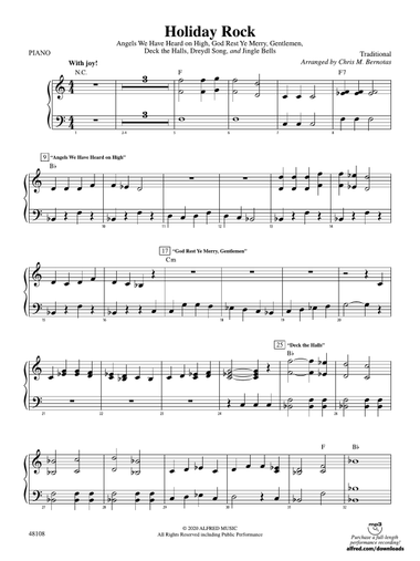 Holiday Rock: Piano Accompaniment