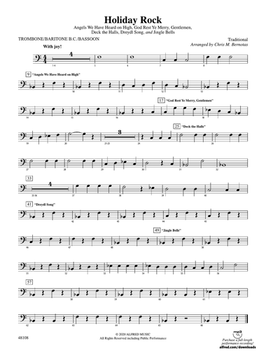 Holiday Rock: 1st Trombone