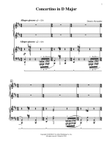 Concertino in D Major - Piano Duo (2 Pianos, 4 Hands)