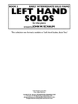 Left-Hand Solos, Book 2 (for left hand alone)