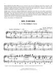MacDowell: Six Fancies, Opus 7 for the Piano