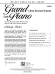 Grand One-Hand Solos for Piano, Book 3: 8 Late Elementary Pieces for Right or Left Hand Alone