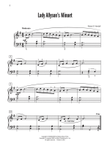 Lady Allyson's Minuet - Piano Solo