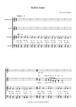 Stabat Mater for mixed choir