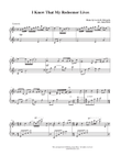 I Know That My Redeemer Lives (piano solo)