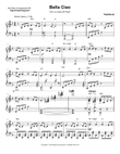 Bella Ciao (La Cassa De Papel) for Piano