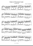 Etude of Chromatic Scale (Piano Solo)