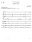 THE FIRST NOEL - STRING QUARTET with optional Percussion mini preview