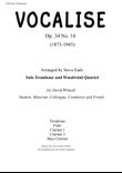Vocalise - Solo Trombone and Wind Quartet