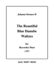 Blue Danube Waltzes for Recorder Duet
