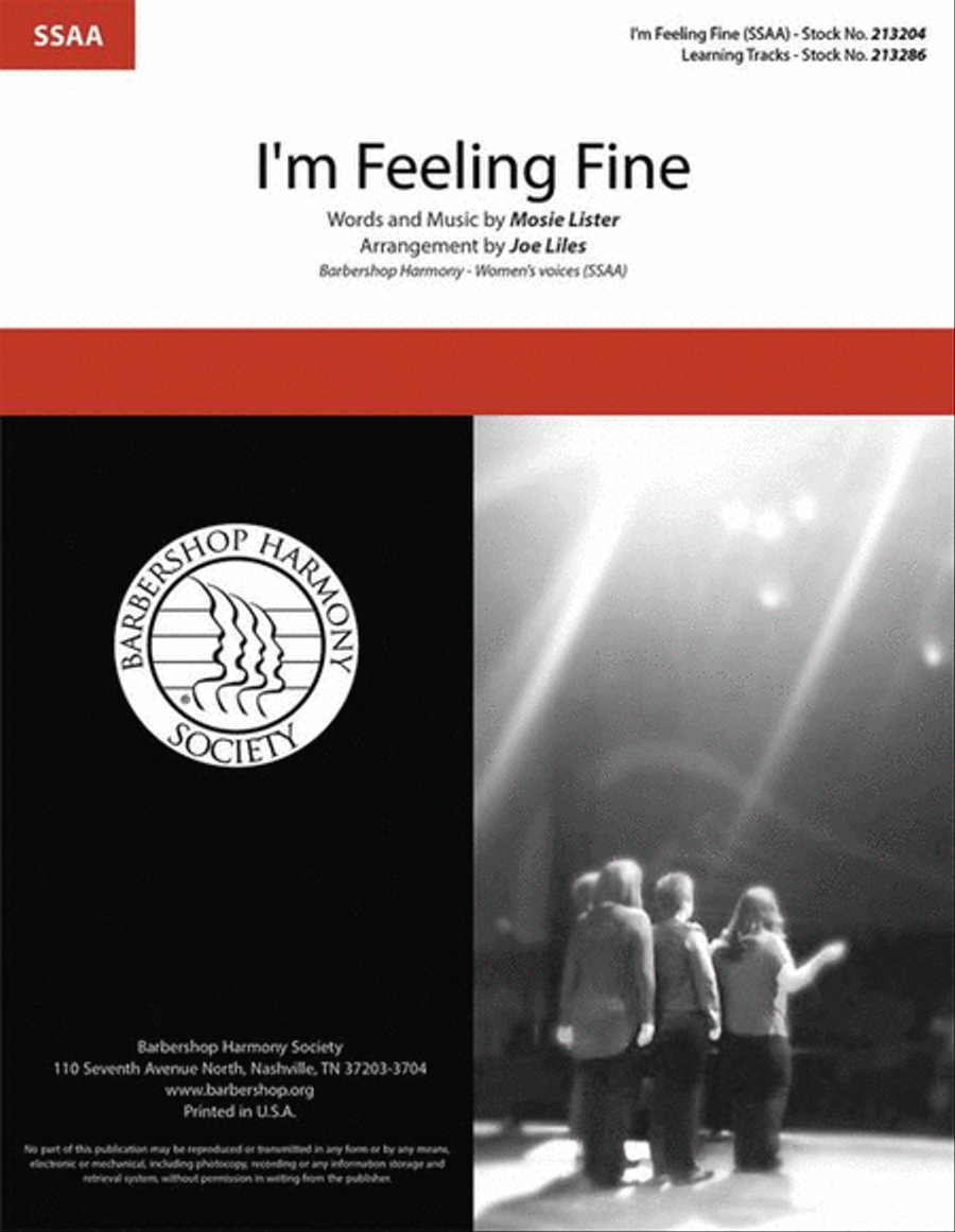 I'm Feelin' Fine I'm Feelin' Fine SSAA scores gallery preview page 2