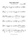What Child Is This? for Solo Mallet Percussion