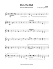 Deck The Hall for Solo Mallet Percussion