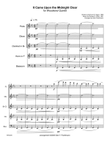 IT CAME UPON THE MIDNIGHT CLEAR - WOODWIND QUINTET (unaccompanied)