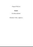 Rondo for Brass Quintet