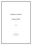 Estudio en quintas - Study in fifhts
