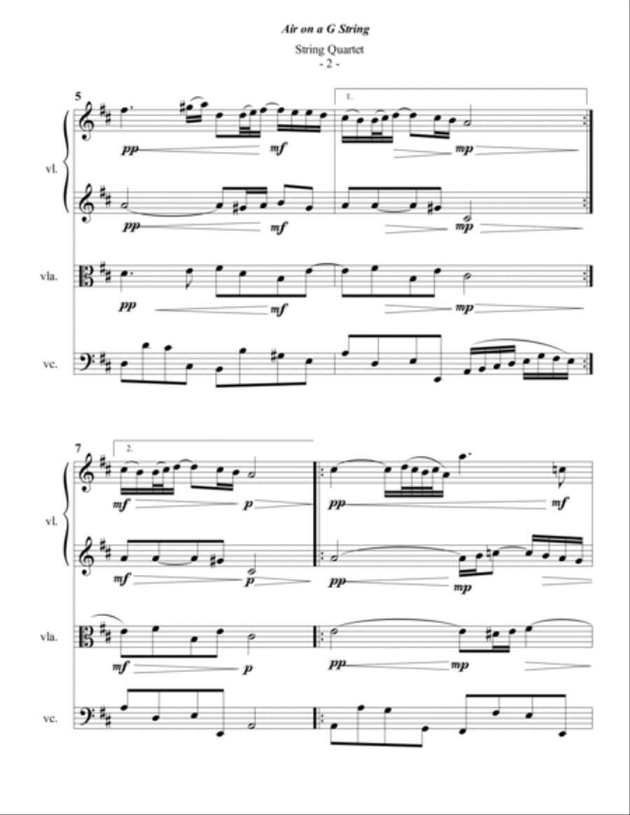 Guthrie: The String Quartet Wedding Collection String Quartet scores gallery preview page 3