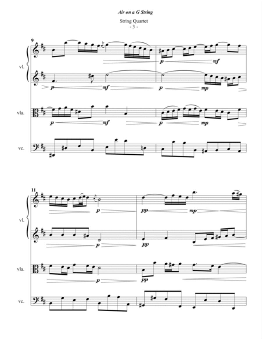 Guthrie: The String Quartet Wedding Collection String Quartet scores gallery preview page 4