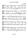 O Come All Ye Faithful, for Violin Duet