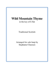 Wild Mountain Thyme in E Flat Major (Lever or Pedal Harp)