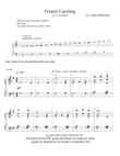 French Caroling- Bring a Torch, Pat-a-pan, He is Born- handbell arrangement for Level 2 (medium diff