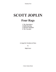 Four Rags for Trombone and Piano