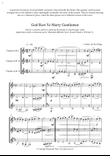 God Rest Ye Merry Gentlemen - Lovely Clarinet Trio arrangement for beginner - early intermediate. Su