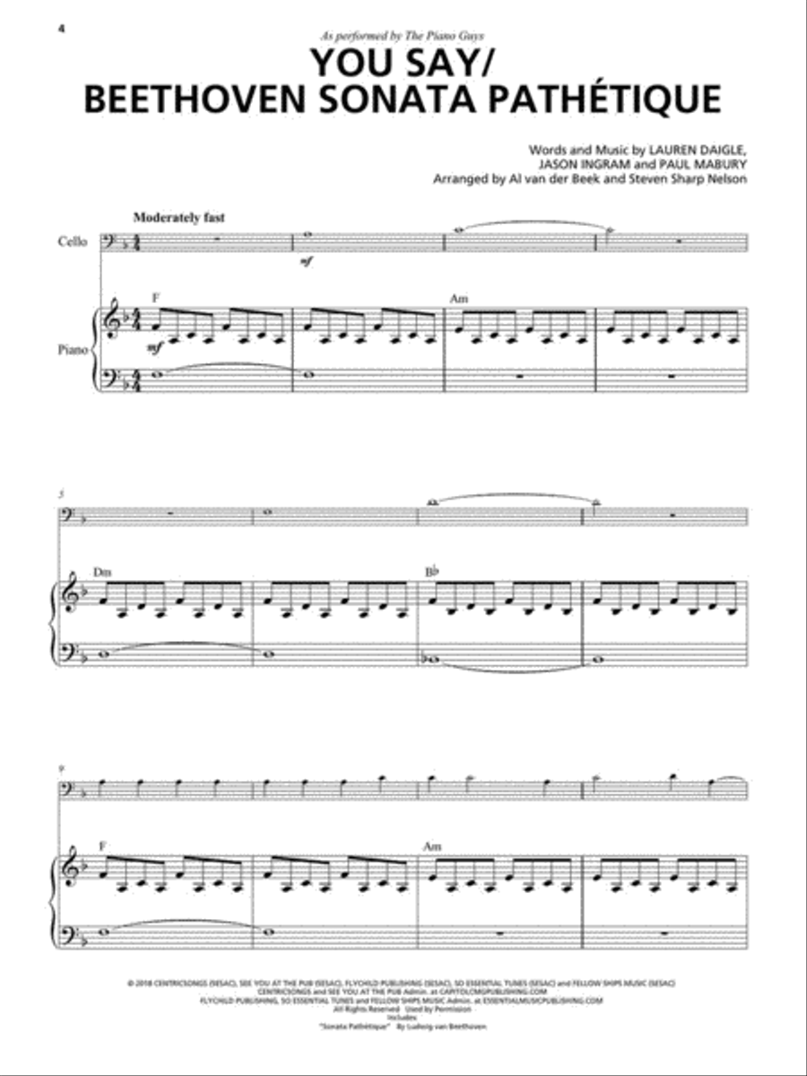 The Piano Guys - 10 [book & CD] Piano scores gallery preview page 4