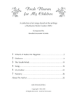 Fresh Flowers For My Children - Six Vocal Art Songs