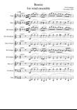 Bouree for wind Ensemble
