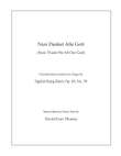 Now Thank We All Our God (Nun danket alle Gott) for piano solo