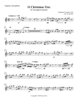 O Christmas Tree for Saxophone Quartet