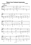 Fantasie Impromptu op. 66 by Frédéric Chopin (Easy version in C Major)