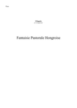 Fantaisie Pastorale Hongroise, op.26, for Flute and String Orchestra (arr.), Set of Parts