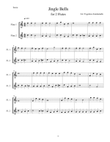 Jingle Bells-Easy Christmas song for 2 Flutes