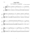 Jingle Bells-Easy Christmas song for 2 Clarinets or 2 Saxophones