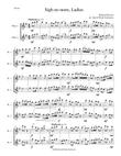 Sigh no more, Ladies for 2 flutes