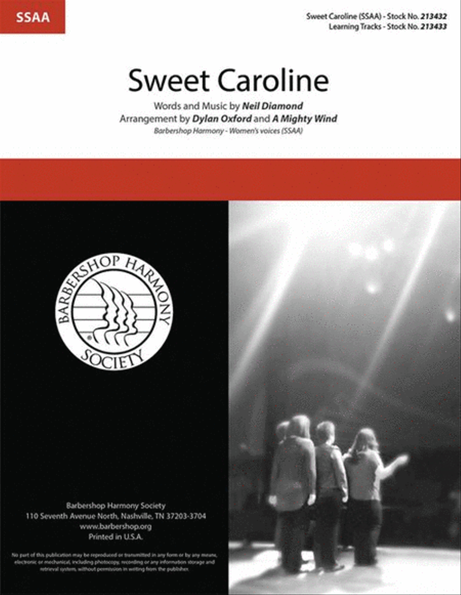 Sweet Caroline Sweet Caroline SSAA scores gallery preview page 2