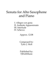 Sonata for Alto Saxophone and Piano, Op. 4