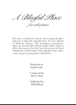 A Blissful Place, Op. 6
