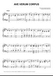 Mozart - Ave Verum Corpus - Piano Solo